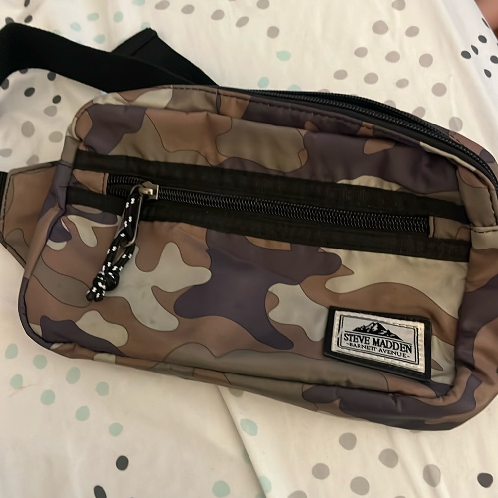 Steve Madden Camo Belt Bag